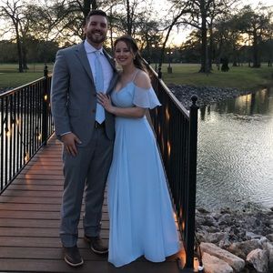 Azazie Bridesmaid Dress ☁️ Sky Blue ☁️